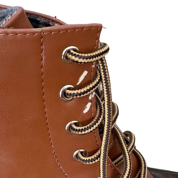 Cape Robbin Muriel Fashion Lace-Up Duck Boots Size 8 - Picture 16 of 16